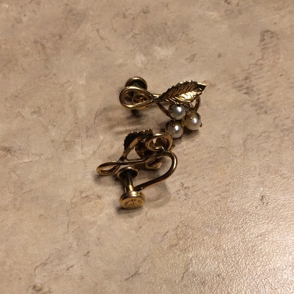 Gold earrings - Picture 3 of 7